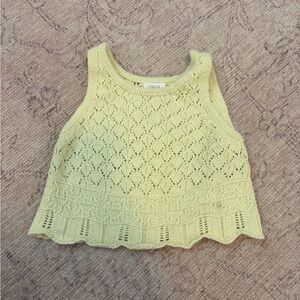 Zara knit tank 9-12m